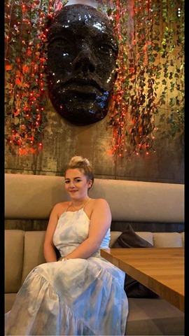 Rosie all dressed up